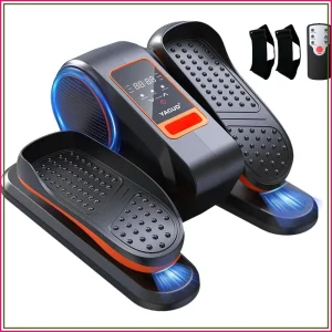 Under Desk Elliptical, Electric Leg Exerciser with 13 Speeds & Remote