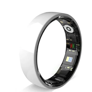 Smart Ring with Charging Case, Checks BP, Heart Rate, Sleep Monitoring and More!