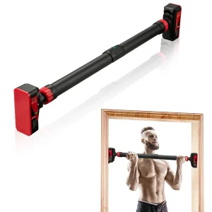 Strength Training with Level Gauge,  Adjustable Chin Up Bar For Doorway