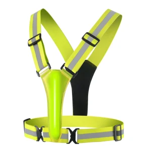 LED Running Vest USB Rechargeable Reflective Vest