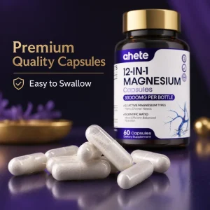 2-in-1 Capsules - Total of 12 Forms Of Magnesium!