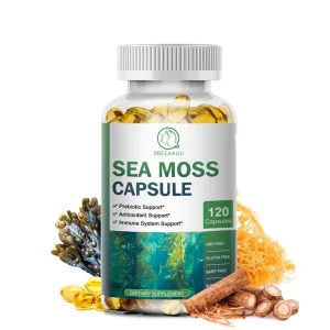 Sea Moss Capsule Boost Immune System, Supports Healthy Thyroid, Muscle & Joint Health